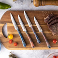 Kaze VG10 Damascus Steel Steak Knives
