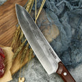 Chef Knife close-up in Caveman Butcher Knife Set