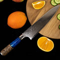 Gyuto Executive VG10 steel Chef Knife Blue