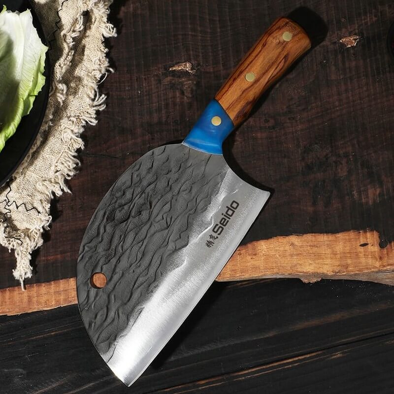Kitchen Knife Forged Meat Cleaver Chef knife Cooking Butcher Chopper Large  12.5