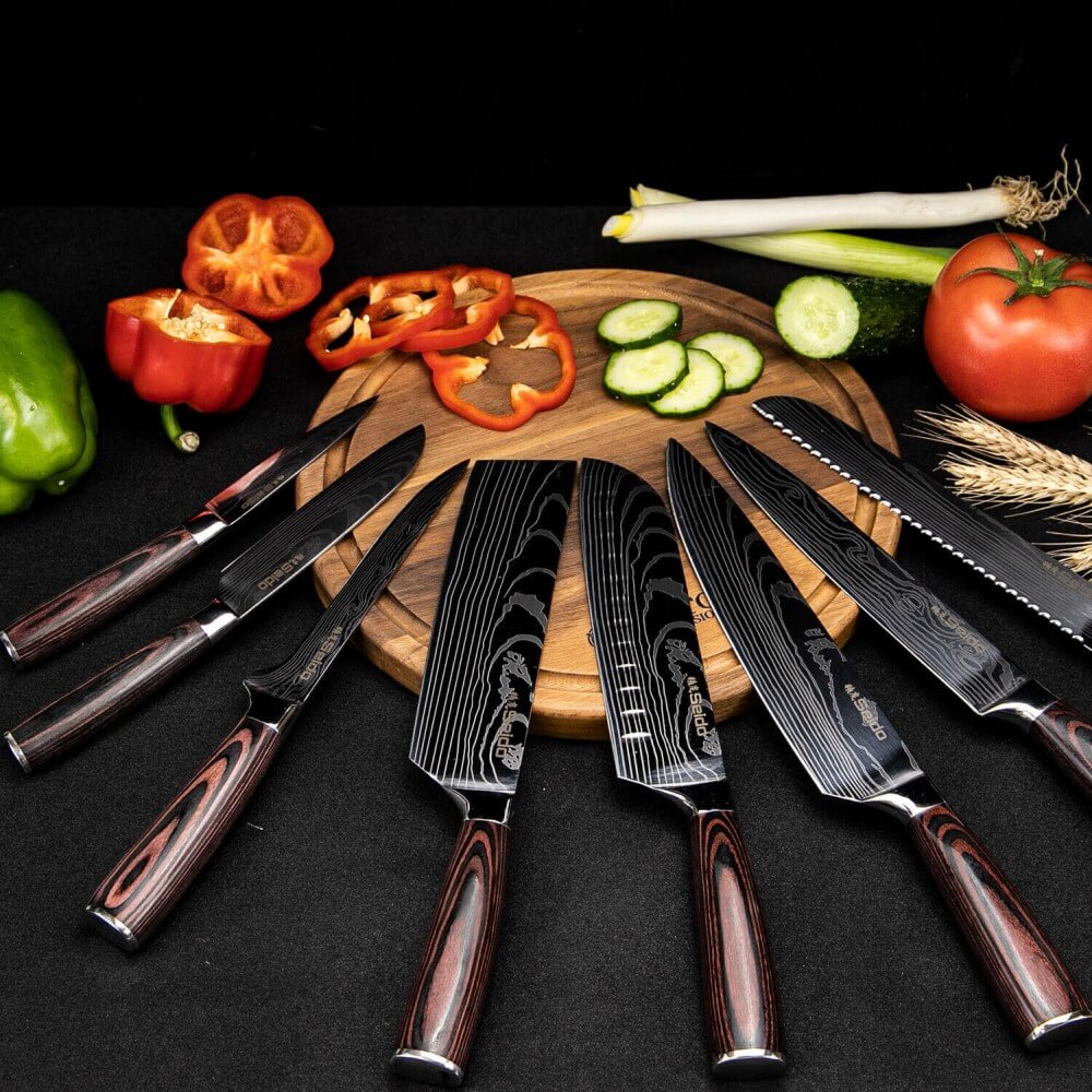 Premium 5 Piece Knife Set  Ultra Sharp Japanese Professional Chef