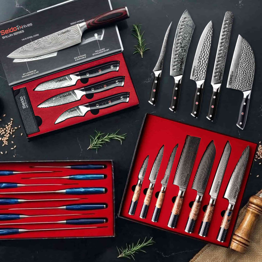 Chef Knife Sets by Piece Count and Set Size
