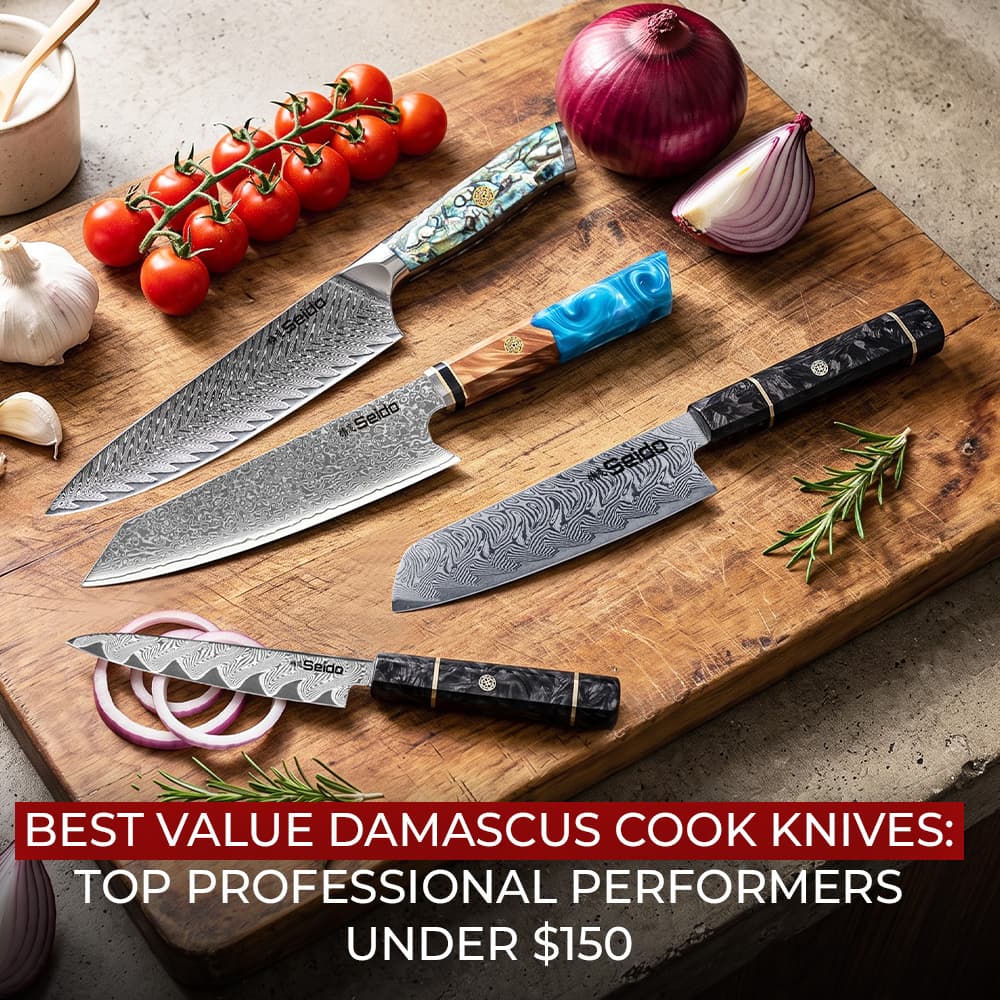 Best Value Damascus Cook Knives: Top Professional Performers Under $150