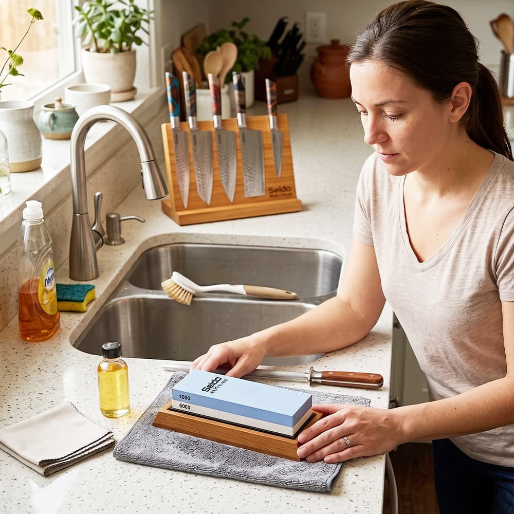 Chef Knife Set Care, Sharpening and Maintenance Guide