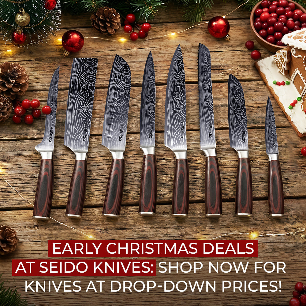 Early Christmas Deals at Seido Knives Shop Now For Knives At Drop-Down Prices
