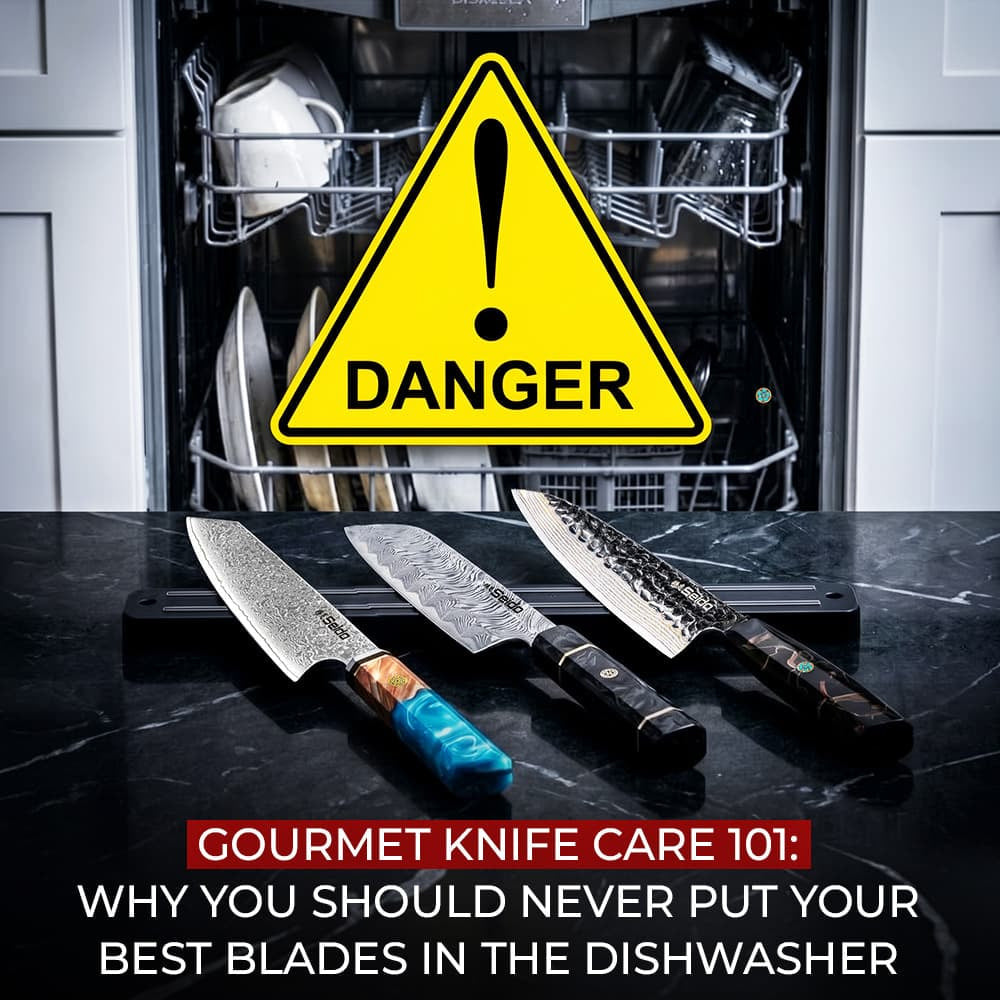 Gourmet Knife Care: Why Knives Should Never Go in the Dishwasher
