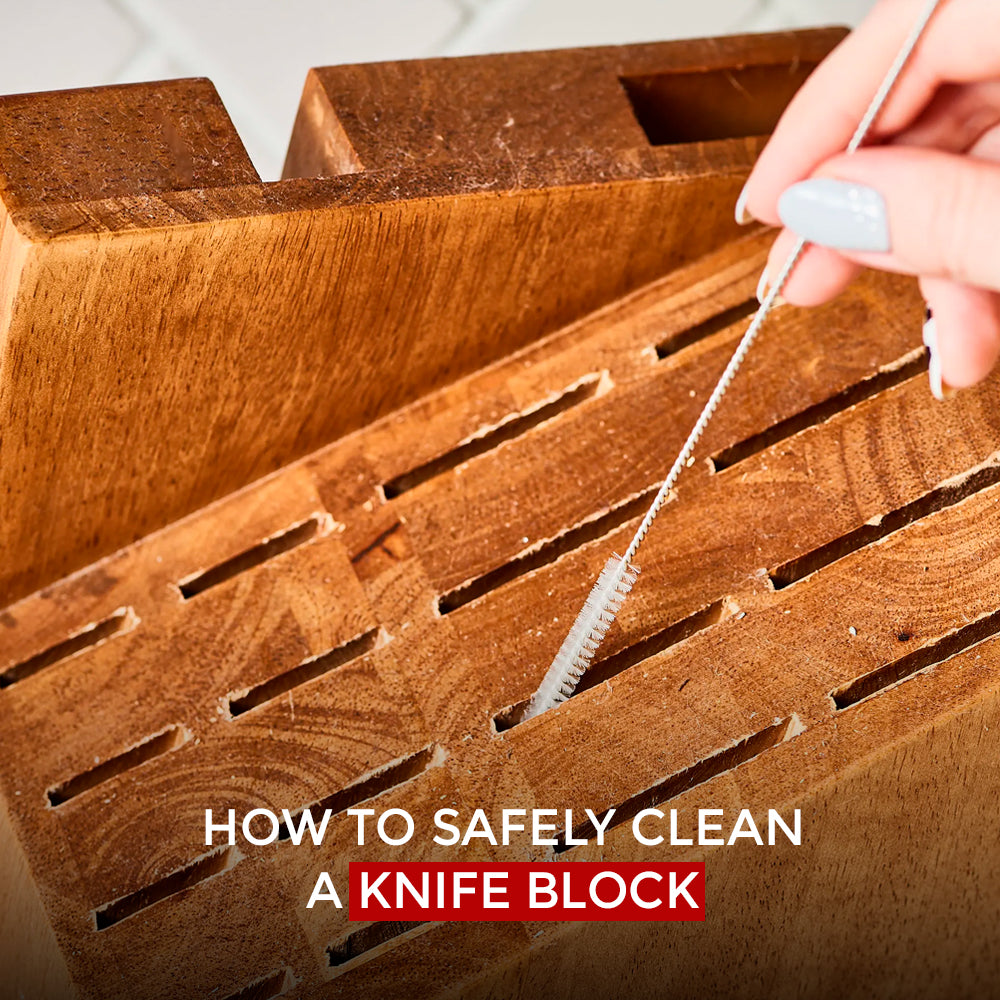 How to Safely Clean a Knife Block