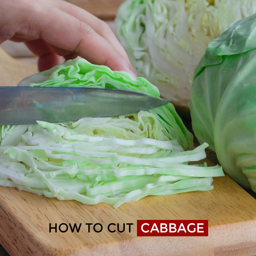 How to core and cut cabbage with Seido knives