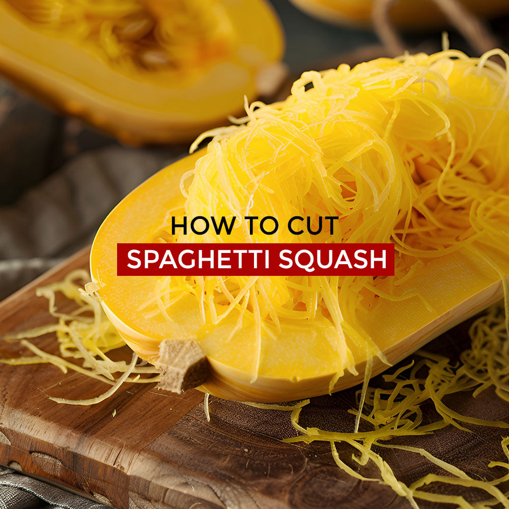 Best way to cut spaghetti squash for cooking