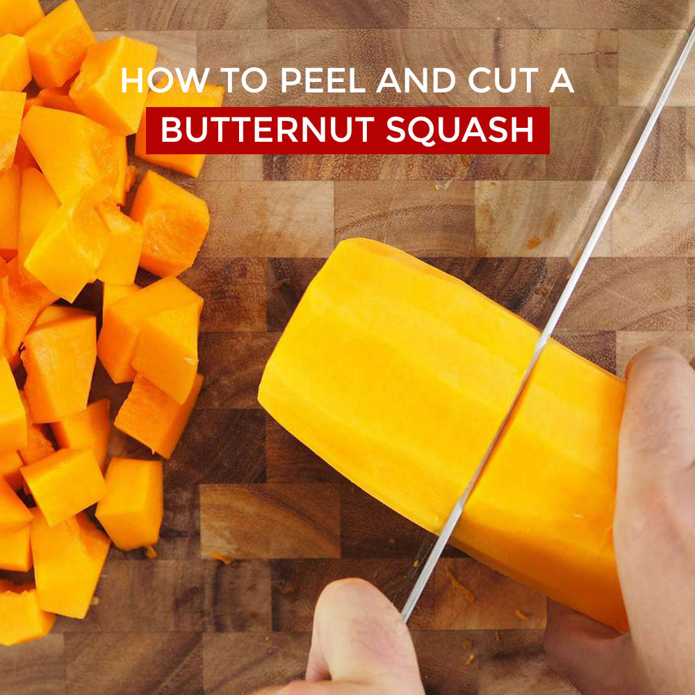 How to peel and cut a butternut squash for cooking