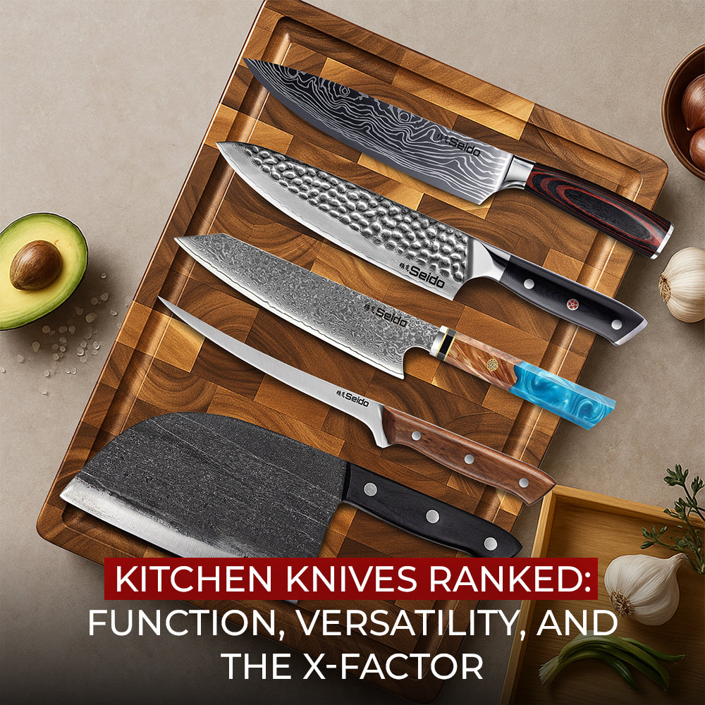 Kitchen Knives Ranked Function, Versatility, and the X-Factor