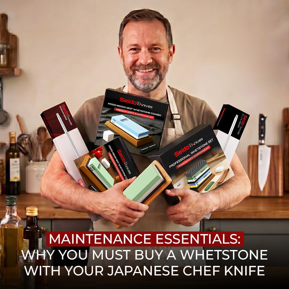 Japanese Chef Knife Whetstone Sharpening Essentials