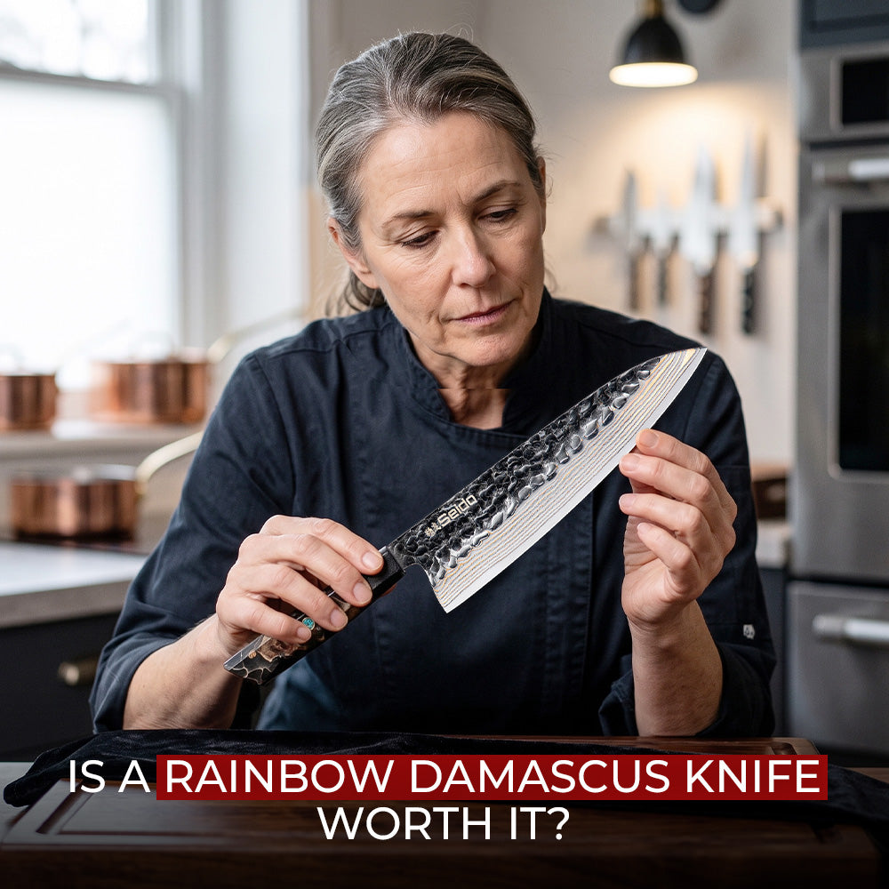 Rainbow Damascus Knife Worth It Guide