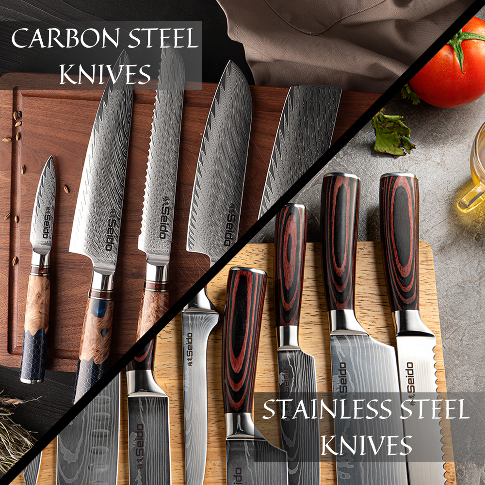 Carbon Steel vs Stainless Steel Knives