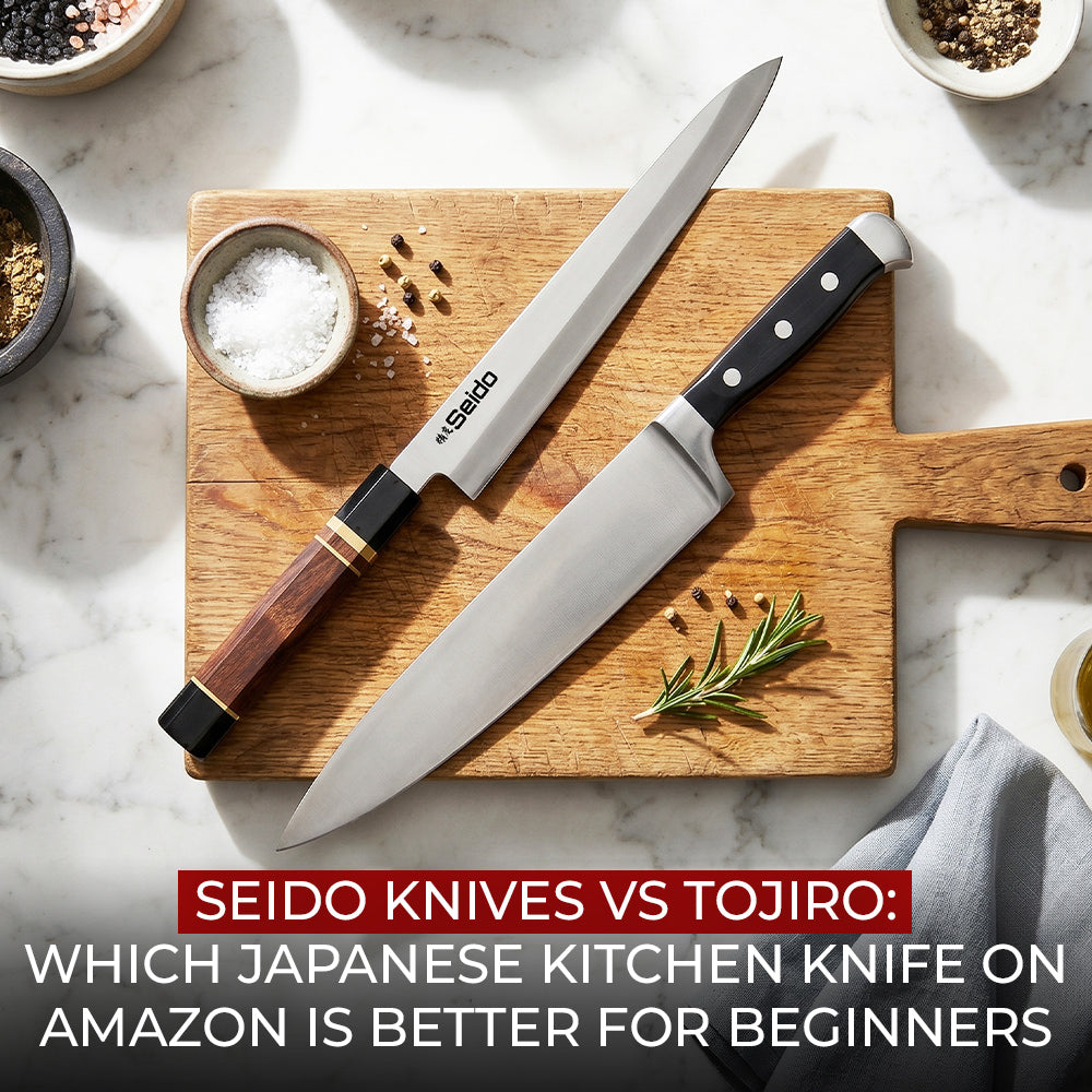 Seido Knives vs Tojiro: Best Japanese Knife for Beginners