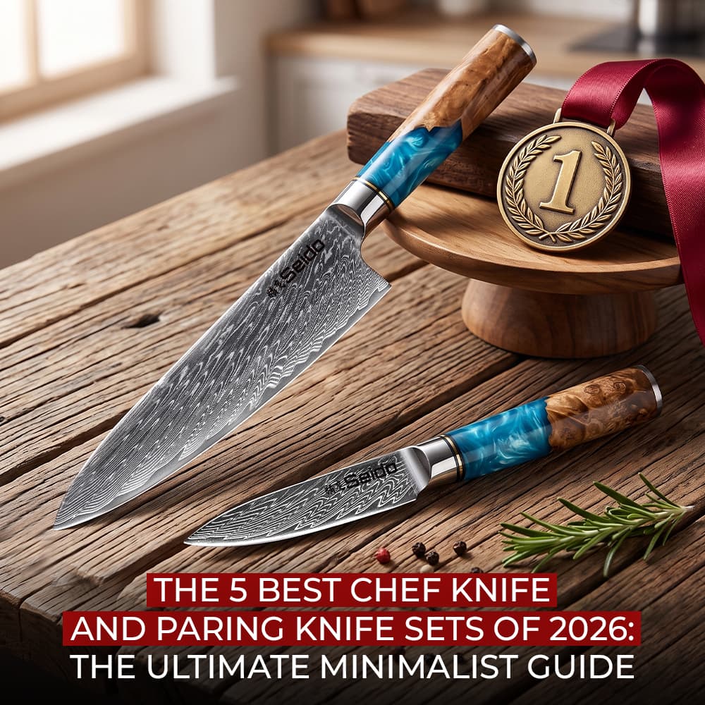 Best Chef Knife and Paring Knife Set for Minimalist Kitchens