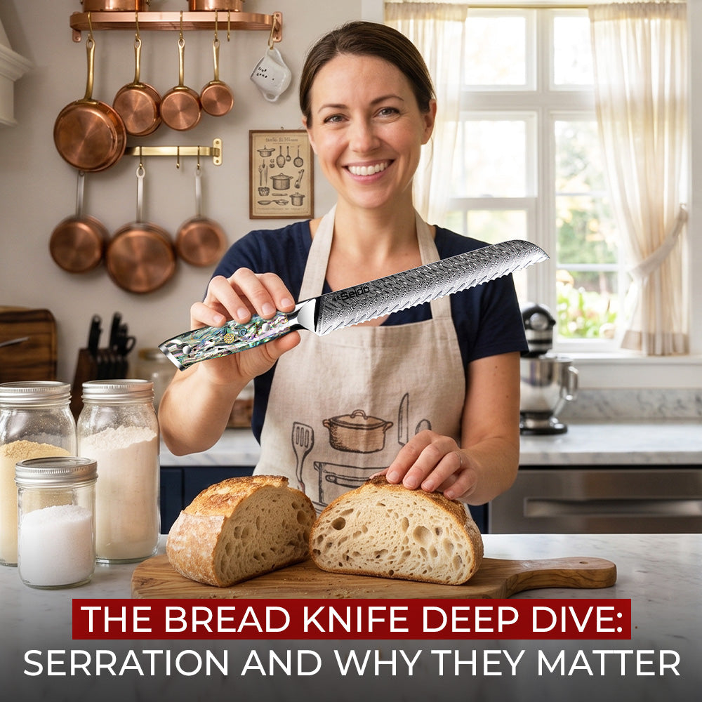 Bread Knife Serrations for Clean Slicing