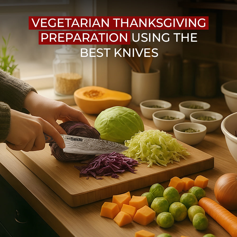 Vegetarian Thanksgiving Preparation Using the Best Knives