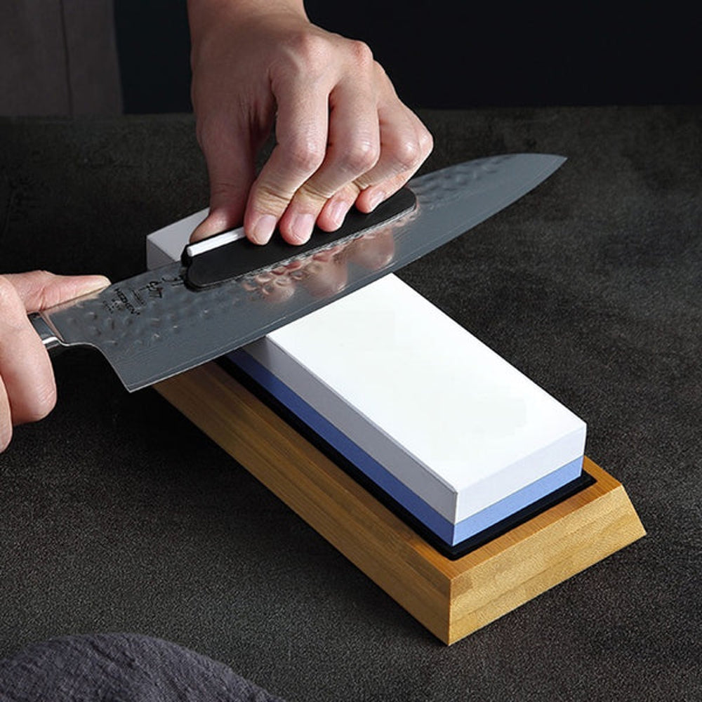 Learn how to sharpen a Knife, with a stone, rod or sharpener