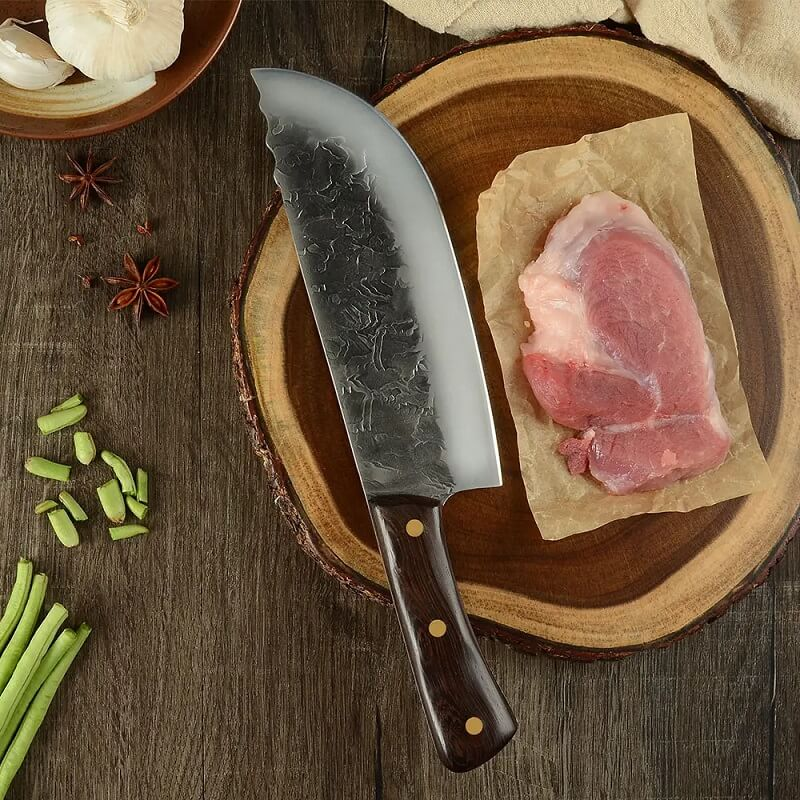 butcher knives and meat cutting knives