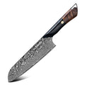 Titan 7-inch Santoku Knife on a white background