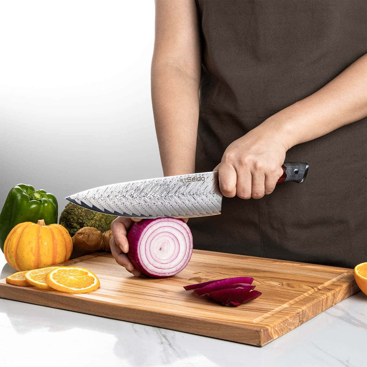 Inferuno Gyuto AUS 10 Steel Chef Knife | Seido Knives