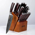 17-Piece Master Chef Knife Block Set