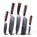 5-Piece Japanese Master Chef Knife Set by Seido Knives: Precision and elegance in one set. Perfect for culinary enthusiasts.