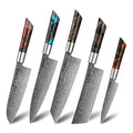 Shinko 5-piece 110 layer Damascus Knife Set
