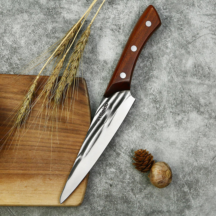 Lazbisa Kitchen Knife Set Meat Butcher Knife Gold Series Set Of 4