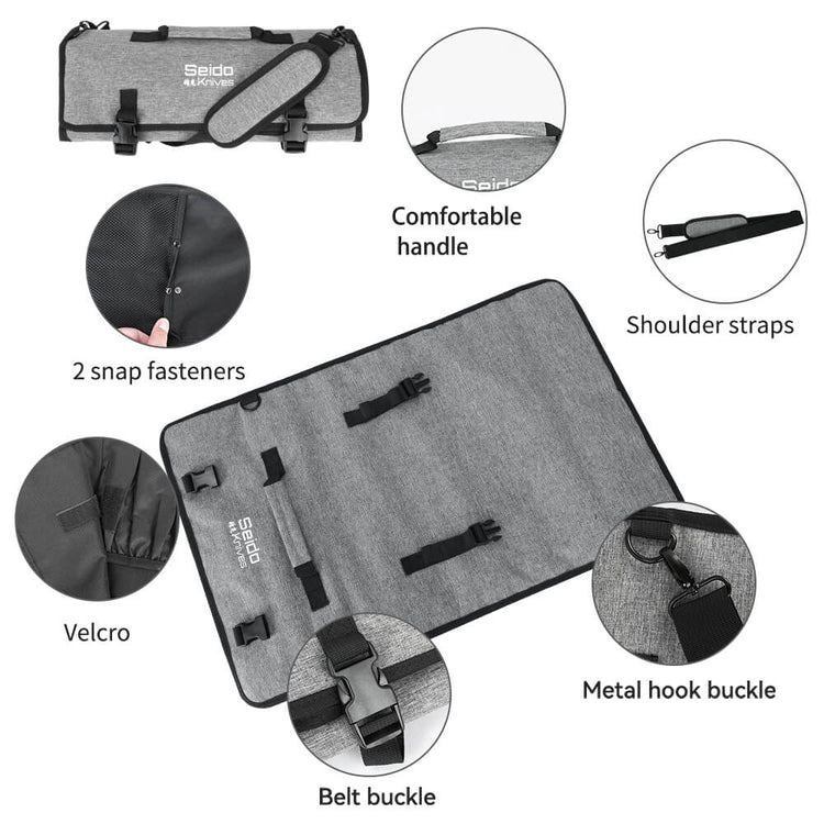 Chef's Knife Roll Bag & Travel Case | Seido Knives