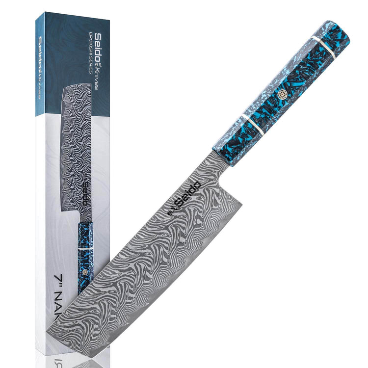 Epokishi AUS-10 Nakiri 7 Inch Japanese Knife | Seido Knives