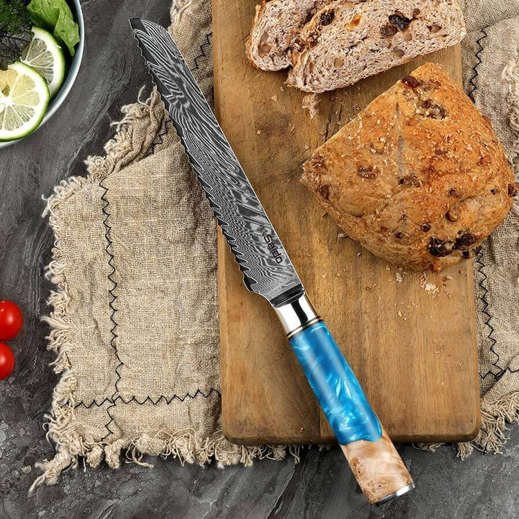 Razor-sharp Genuine Pro Damask Kitchen Knife Set