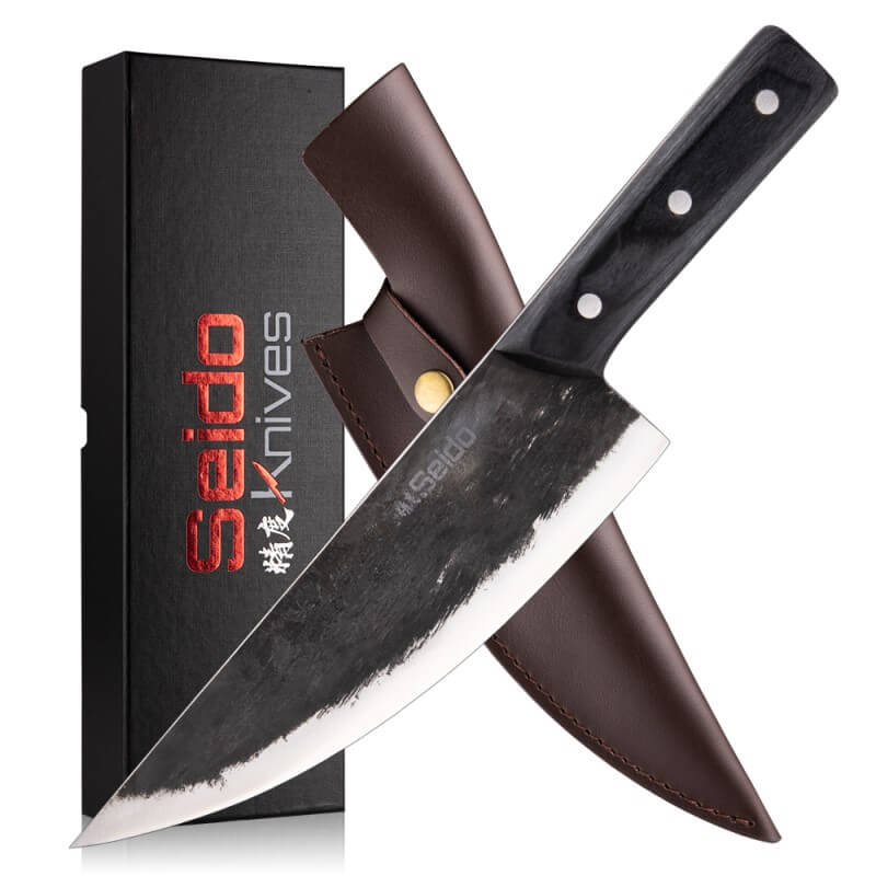 Seido Knives 3-Piece Torio Butcher Knife Set 5CR15 High-Carbon Steel - 6  Slicing, 5.5 Cleaver, 5 Boning Knife
