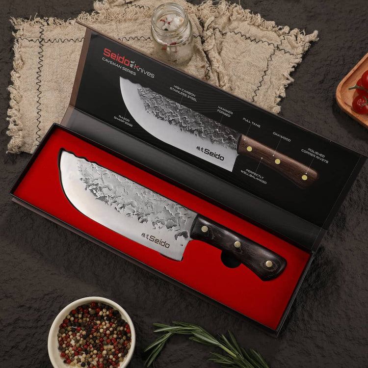 Nikuya Butcher Knife: Stainless Steel | Seido Knives