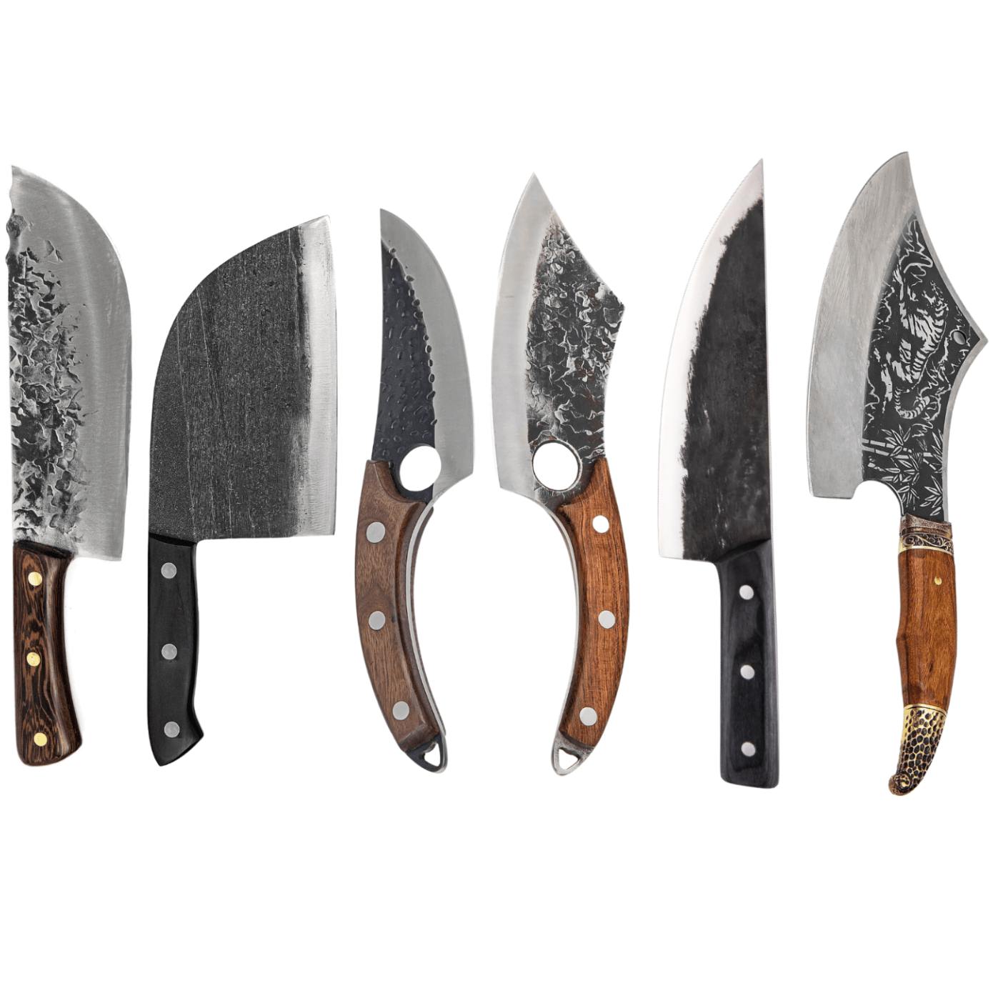 6-in-1 Caveman Bundle, consisting of various knives from seidos' caveman collection