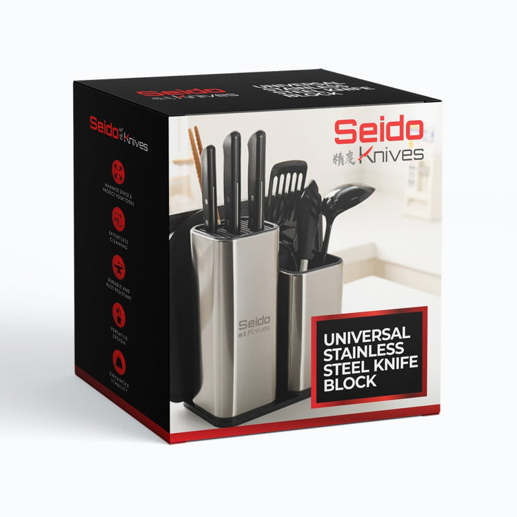 Knife Holder Knife Holder Stainless Steel Universal Knife Block