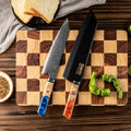 Kiritsuke knife protected in Knife sheath 