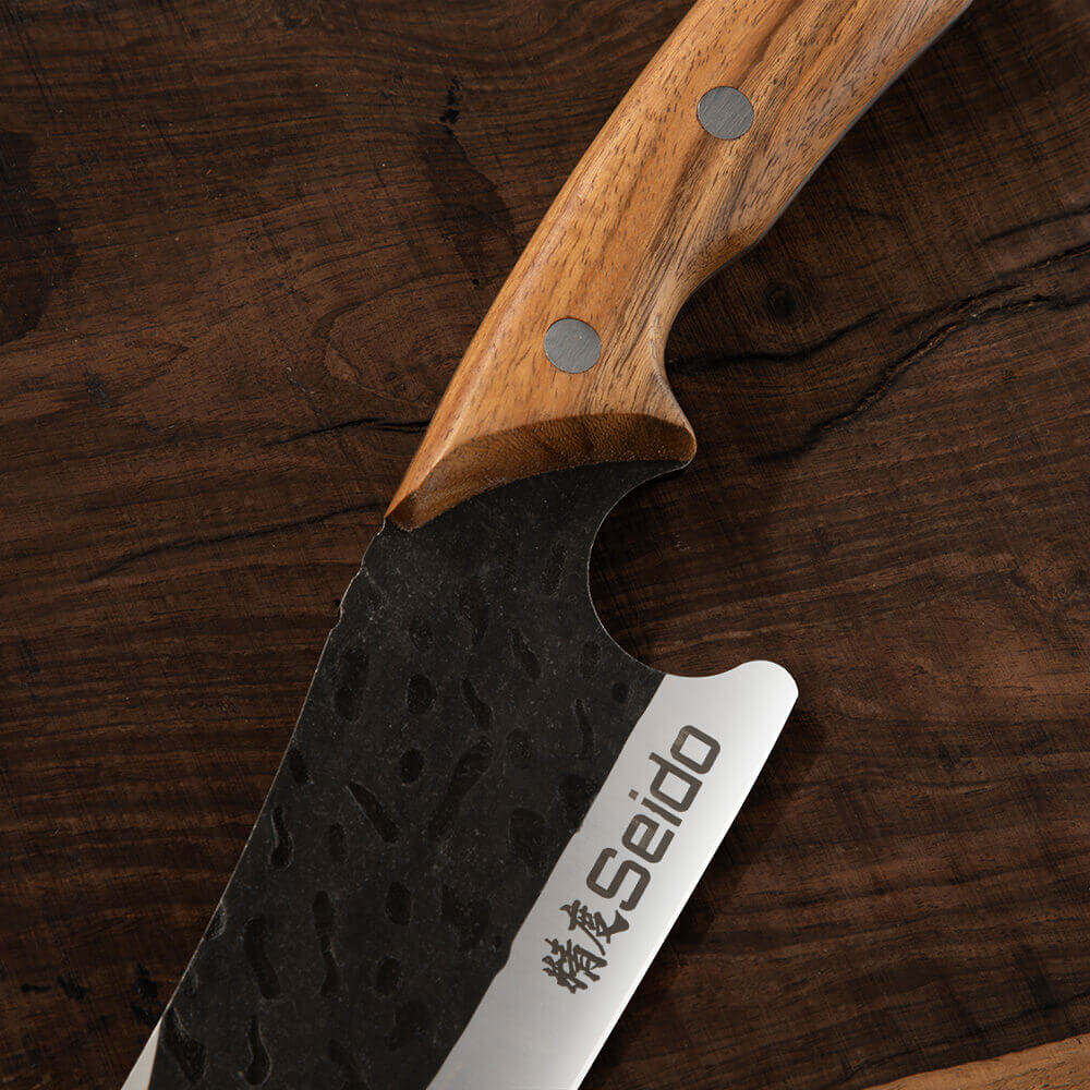Senjutsu High Carbon Steel Butcher Knife | Seido Knives