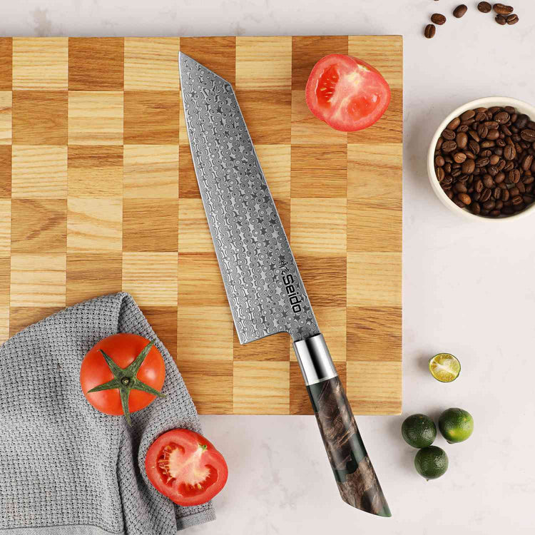 オールステンレス包丁 さやか（SAYAKA 3 Layers Damascus） Amazon.com: Damascus Knife Set 3 PCS: Japanese Kitchen Knives with