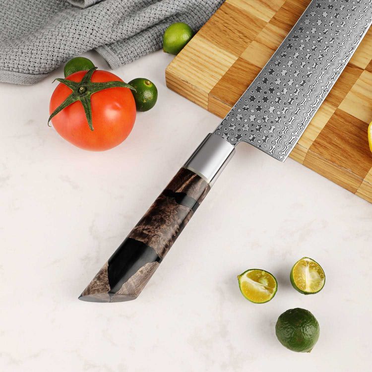Shinko 5-piece 110 layer Damascus Knife Set | Seido Knives