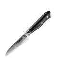 Shujin series Straight-edge paring knife on a white background