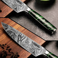 Tengoku chef knife product details both handle and blade