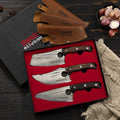 Torio Butcher Knife 3-Piece set in premium seido packaging
