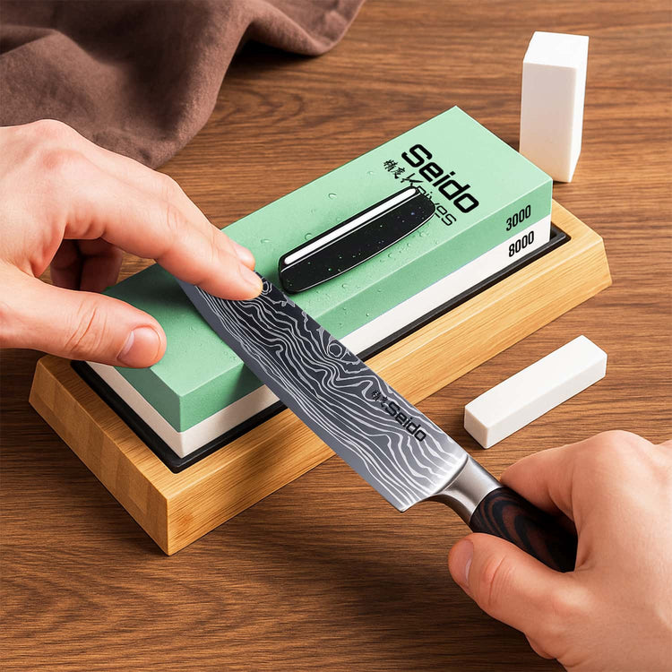 OKAMADON ヒノキ　値下げ中1/16〜 Sharpening Stone 3types Set【10%off】#300/ #1000/ #6000