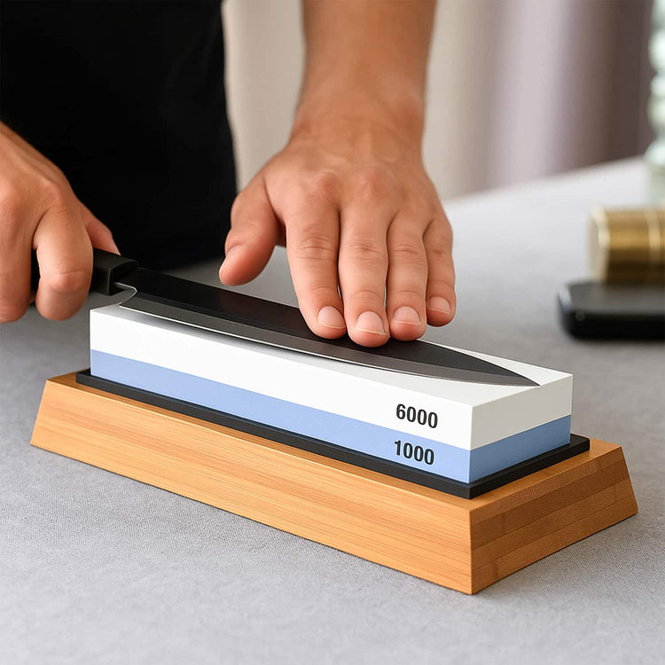 1000 & 6000 Grit Whetstone | Sharpening Stone | Seido Knives