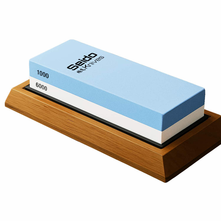 1000 & 6000 Grit Whetstone | Sharpening Stone | Seido Knives