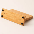 Underside of the Bamboo Magnetic Knife Block showing four non-slip feet