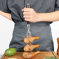 Cook using the Master meat and carving fork to lift cooked poultry