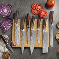 SEIDO Knives Signature Japanese Master Chef Knife Set, 8-piece culinary knife set